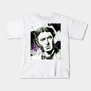 Matthew Arnold Black And White Portrait | Matthew Arnold Artwork 3 Kids T-Shirt